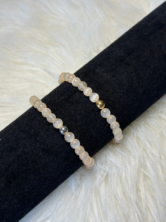 CHAMPAGNE CAT’S EYE BRACELET
